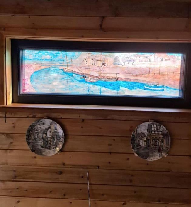 Cosy Cornish Cabin เซนต์ออสเทลล์ ภายนอก รูปภาพ